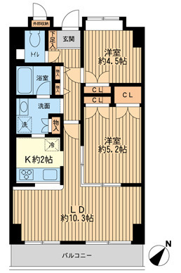プリヴェ根岸の間取り