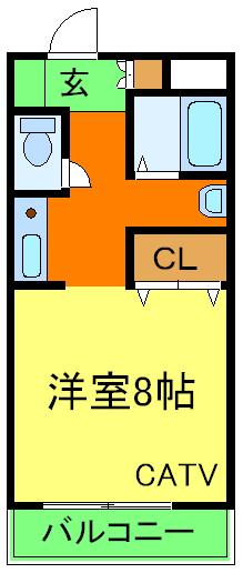 サザンコート和泉の間取り