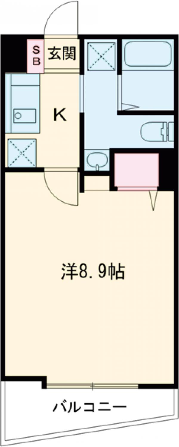 ピークサイドレジデンス早稲田の間取り