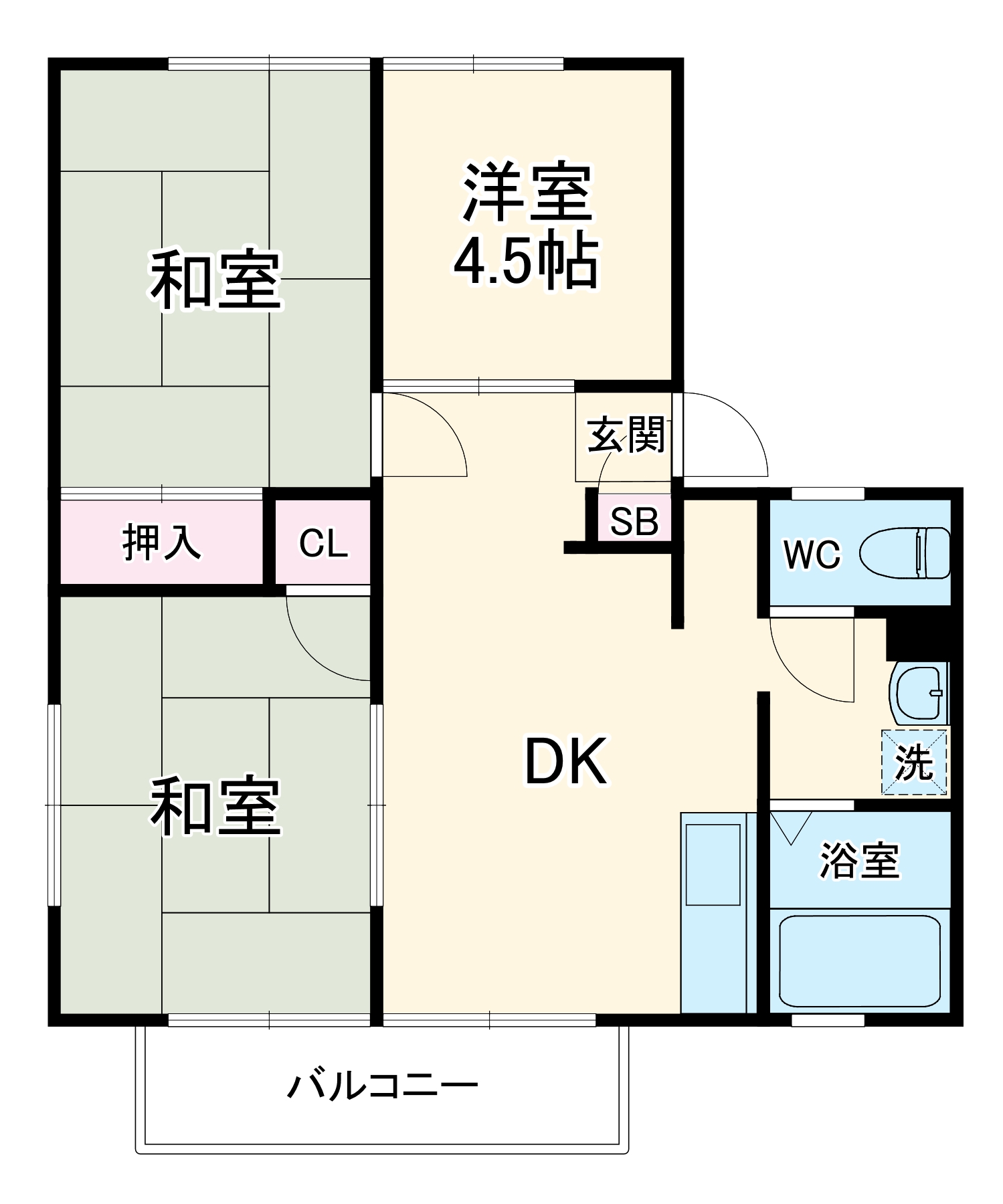 ハイムビアンカ勝田台の間取り
