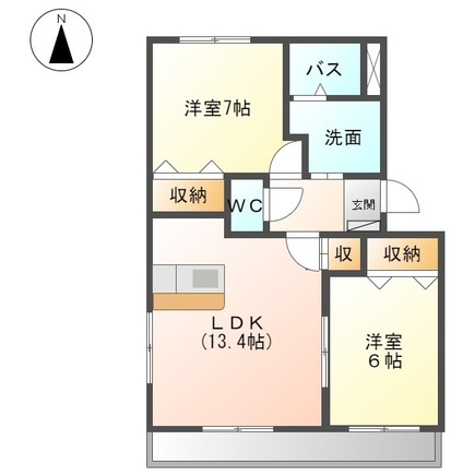 サウスフェザントの間取り