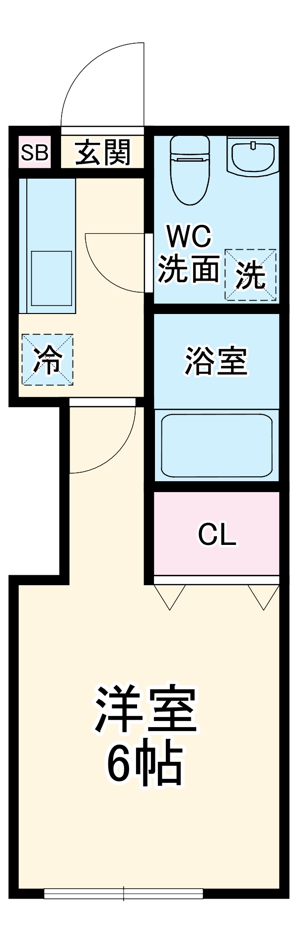 ノワール七里の間取り