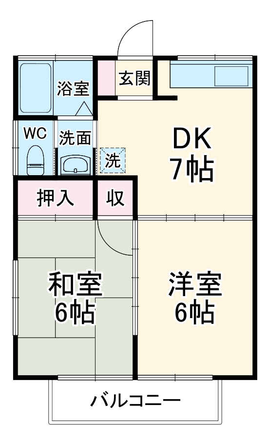 第1鈴木ハイツの間取り
