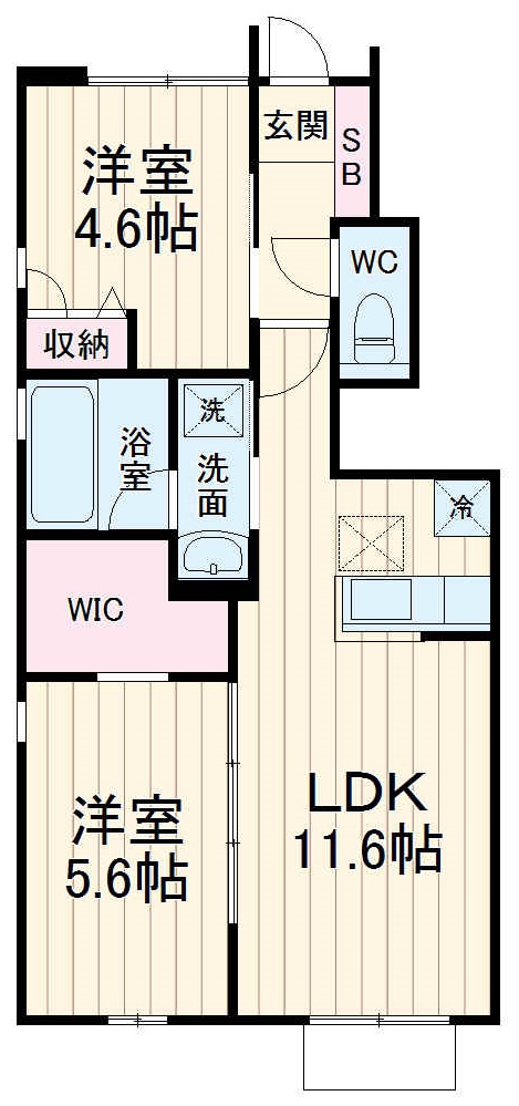 Casa Luminosaの間取り