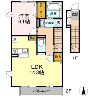 カーサ グラツィアの間取り