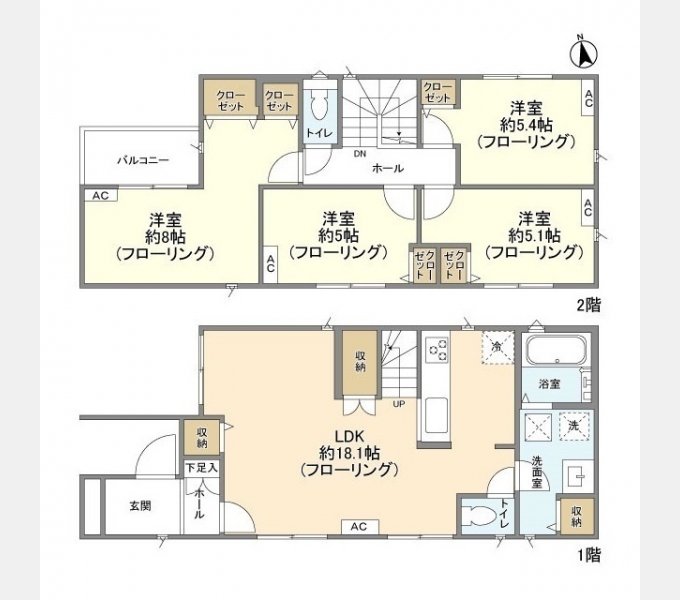 Kolet日進#17の間取り