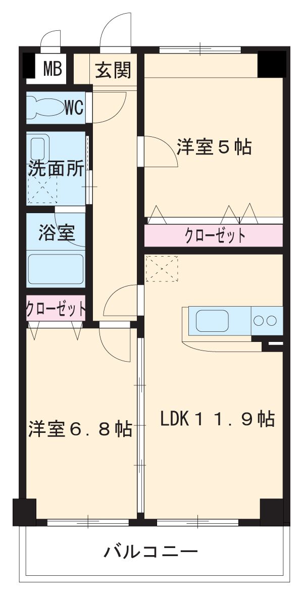 プリミエールNYOIの間取り