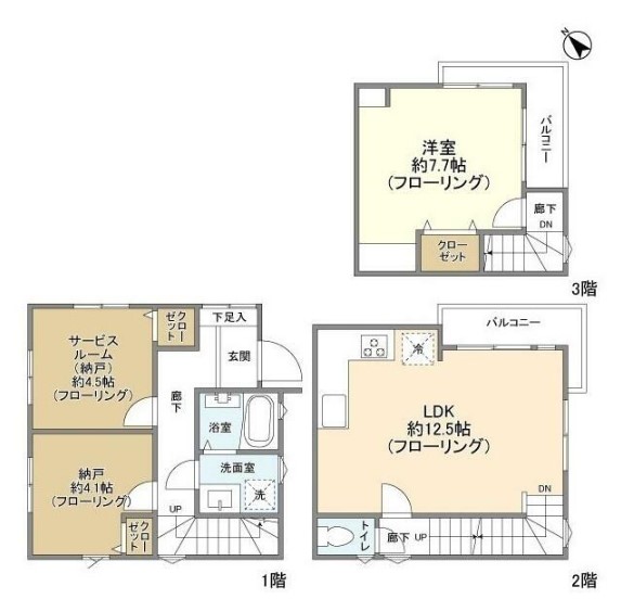 Kolet幡ヶ谷の間取り