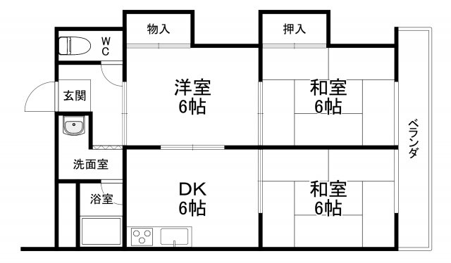 ローズハイツの間取り