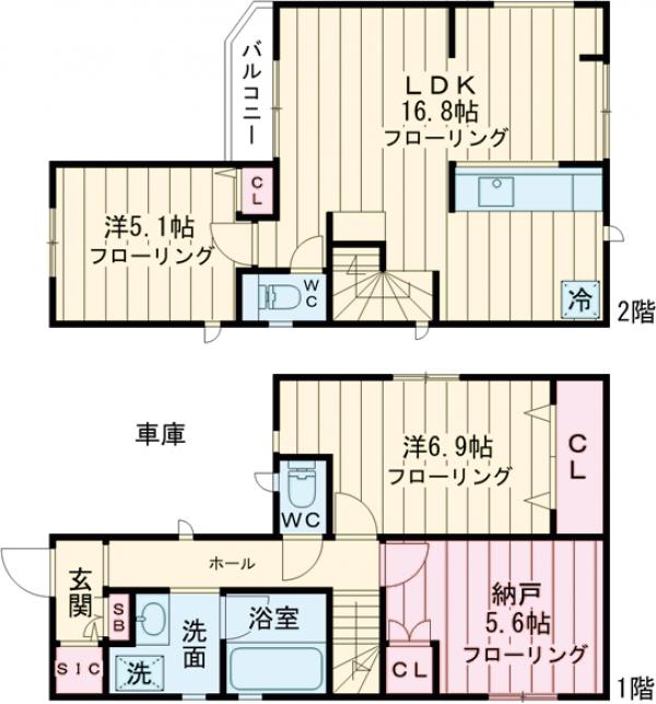 Kolet三鷹台の間取り