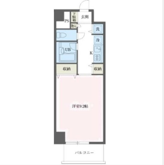 コスモリード幡ヶ谷の間取り