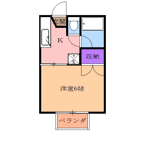 大幸ハイツの間取り