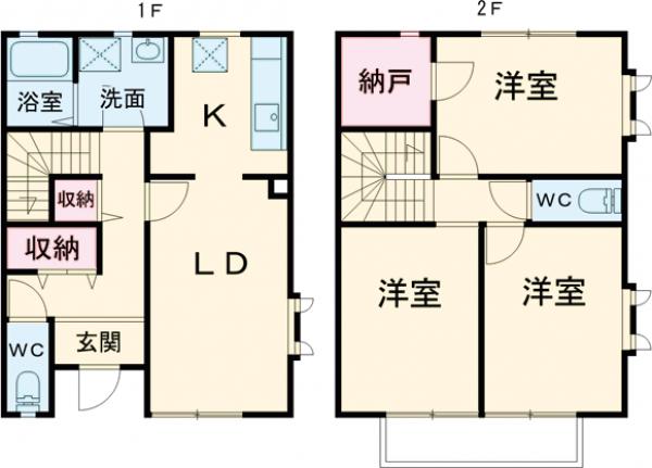 ソレイユ・クール今泉の間取り