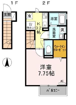 ヴェルデュールの間取り
