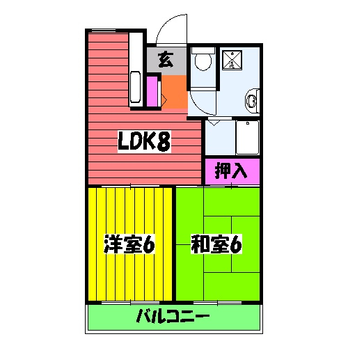 セントエルモ高石の間取り