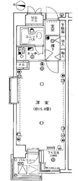 メゾン文京関口Ⅱの間取り