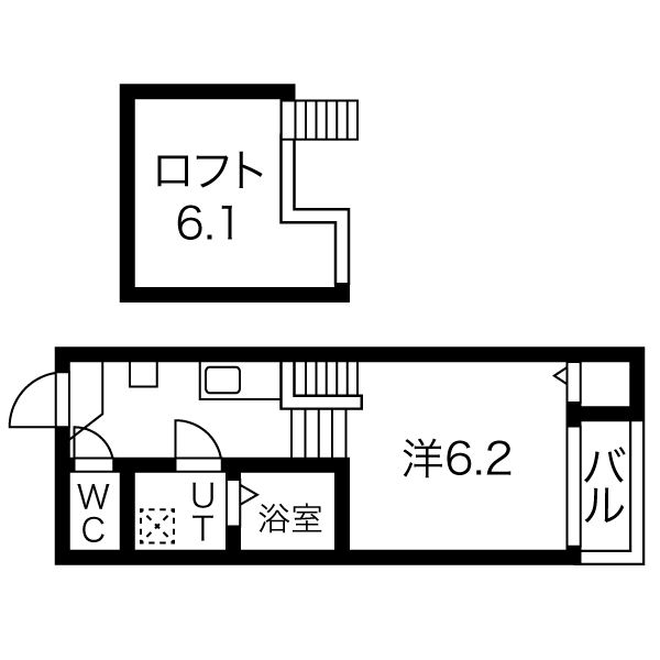 QUALIA 名駅山王Ave.の間取り