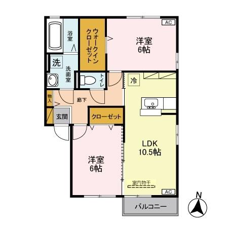 フェリーチェ Bの間取り