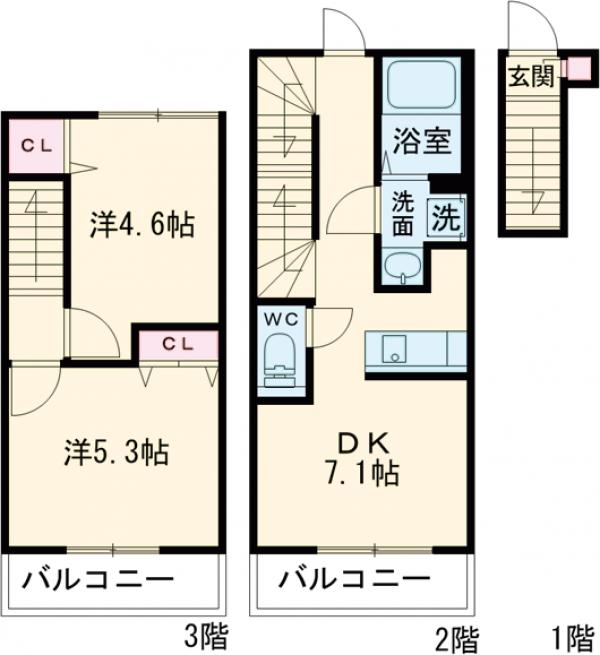 ソルナクレイシア巣鴨の間取り