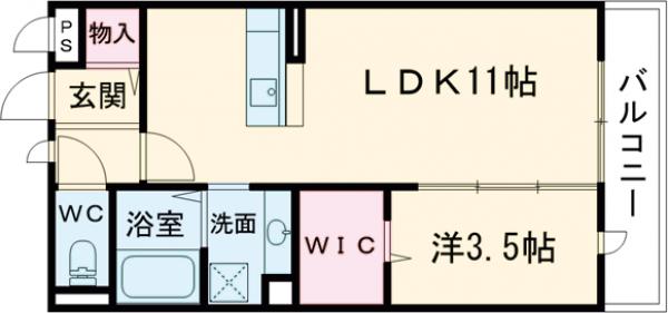 ワンモアオッツの間取り