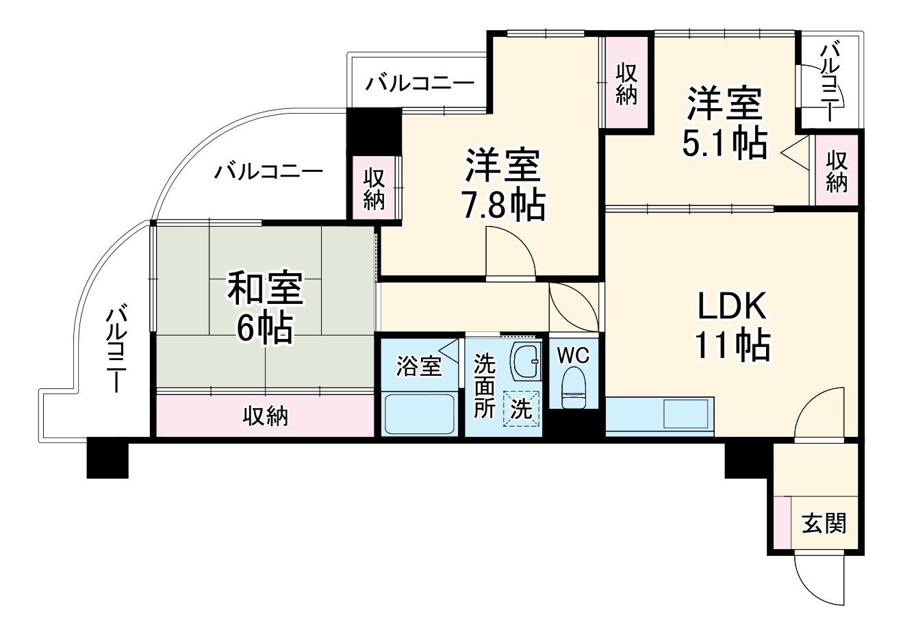 パークスクェアの間取り