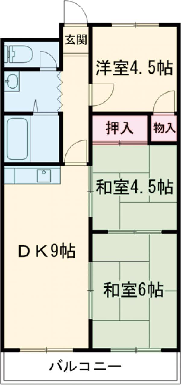 グリーンパーク東の間取り
