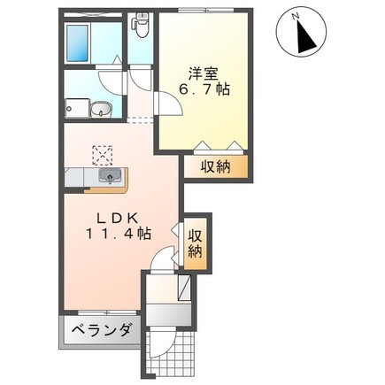 LE MIRAGE(レ ミラージ)の間取り
