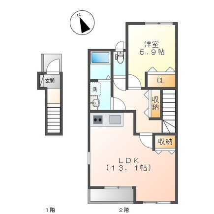 アルページュの間取り