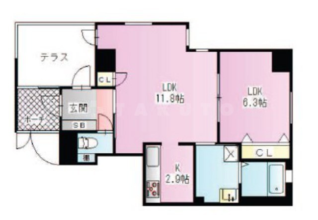 エテルノアレイアの間取り
