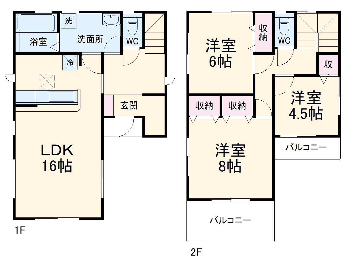 マイホームネクスト東姫宮の間取り