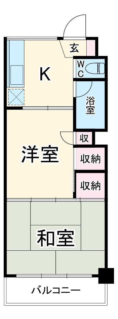 やんぱる大和の間取り