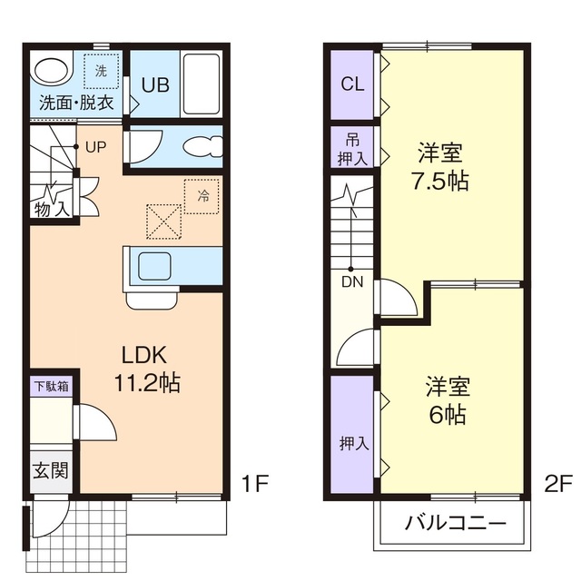 フォーシーズン玉里Ａの間取り