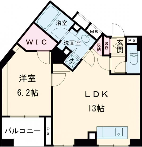 ジェイパーク早稲田の間取り