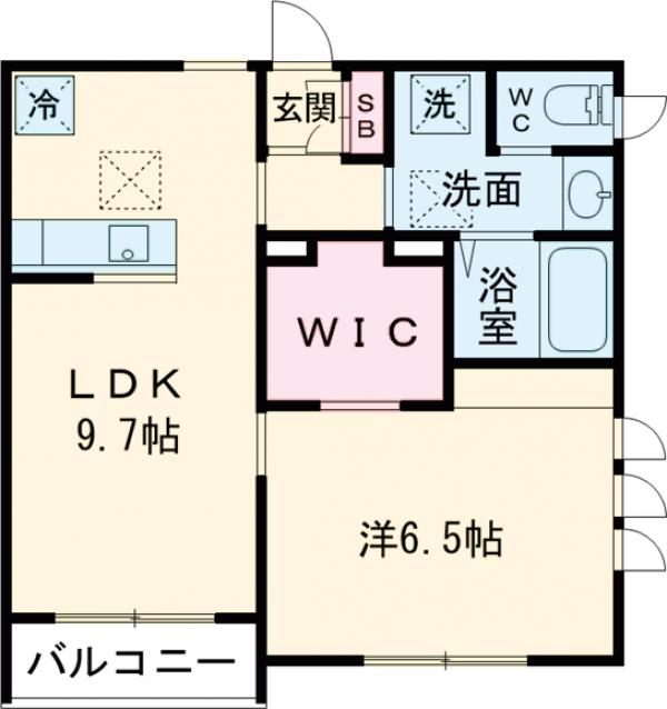 アビタシオン モネの間取り
