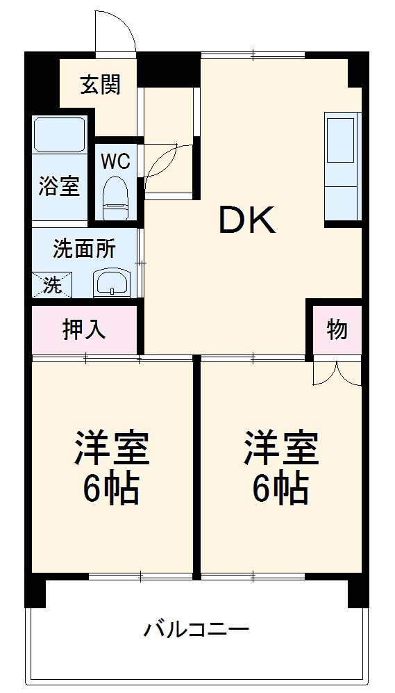 メゾンワシヅの間取り