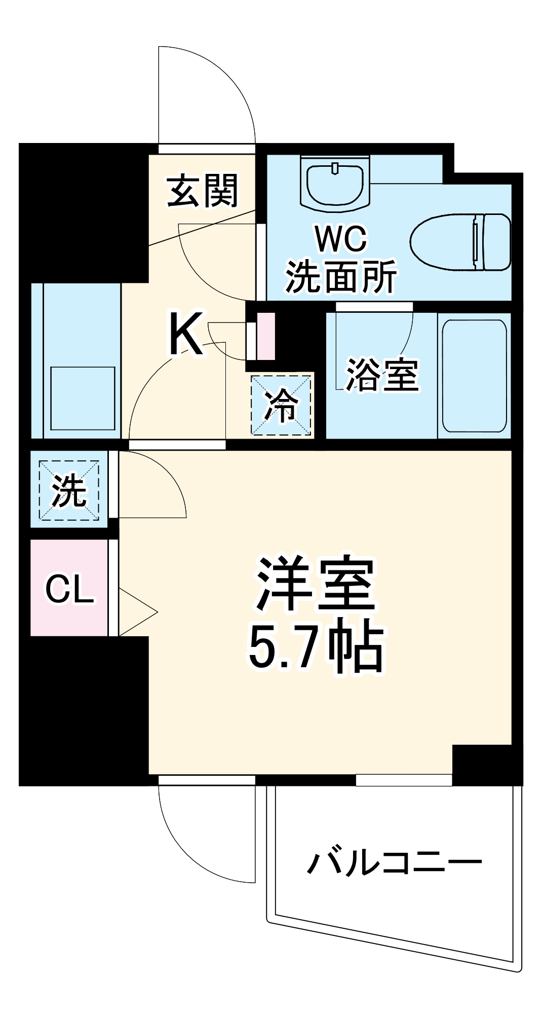 ライブコート草加の間取り