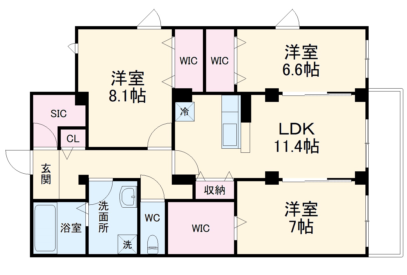 メゾン・ド・コリーヌの間取り