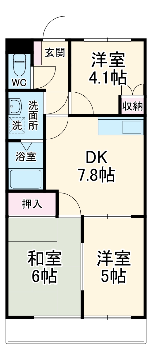 スペリオルKの間取り