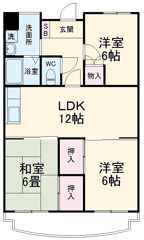 プレジオⅡの間取り