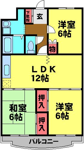 プレジオⅡの間取り