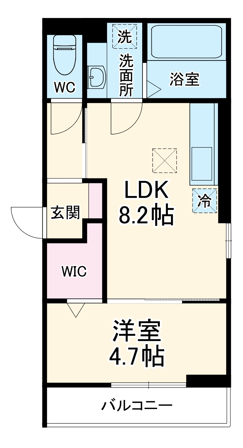 クレールの間取り