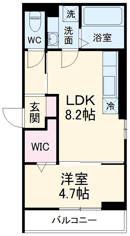 クレールの間取り