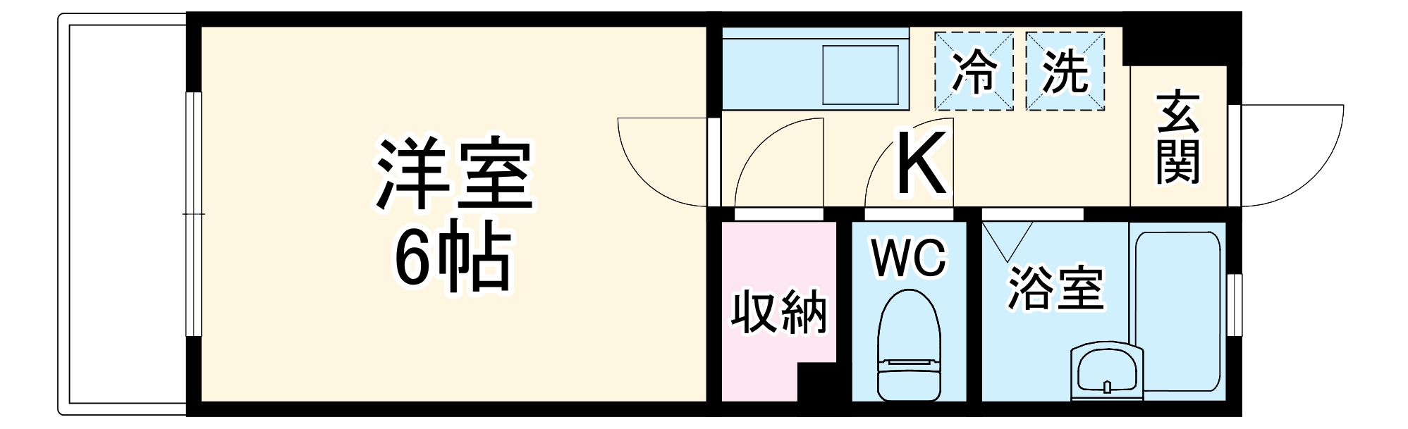 フラット福寿の間取り