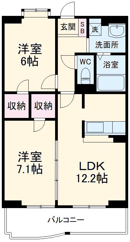 ガーデンコート浦和東の間取り