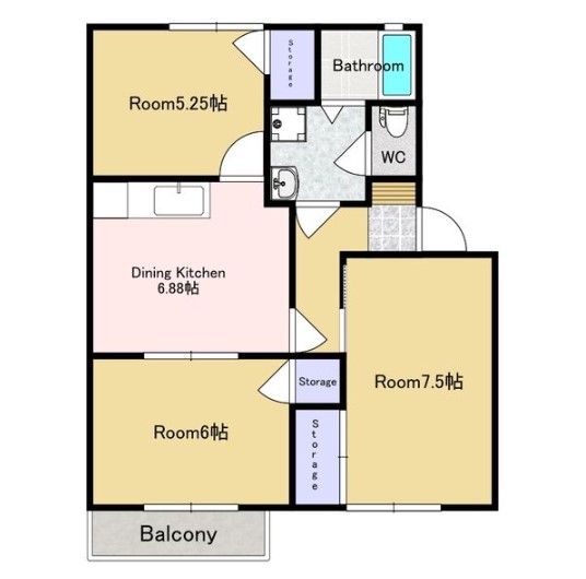 ファミールタウンCの間取り