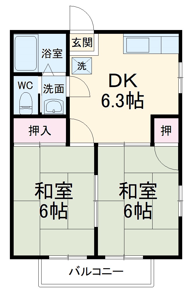 第2山治ハイツの間取り