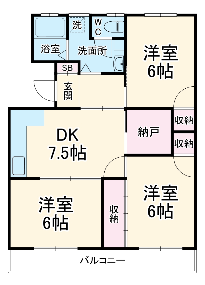 ヘブンズミラーの間取り