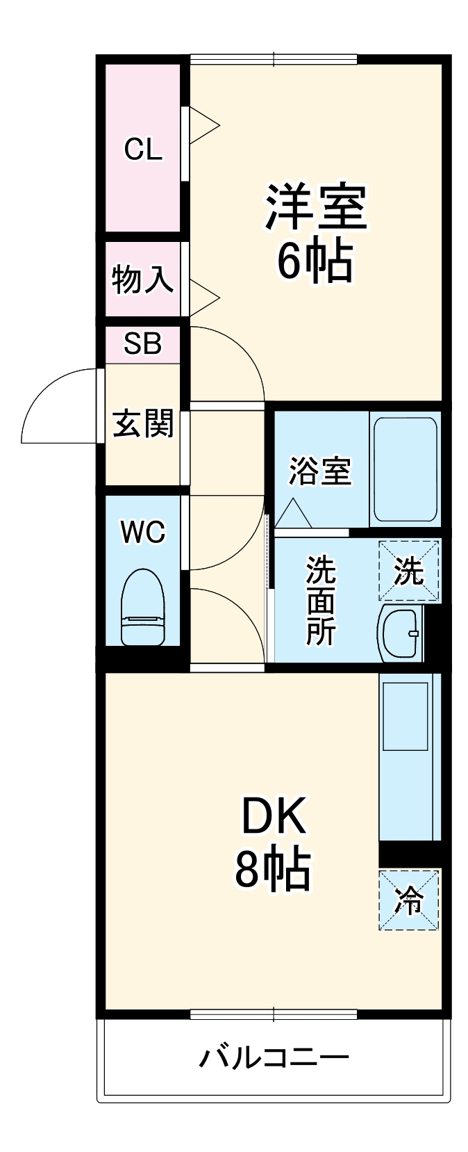 ボナールシェソワ西ノ杜の間取り