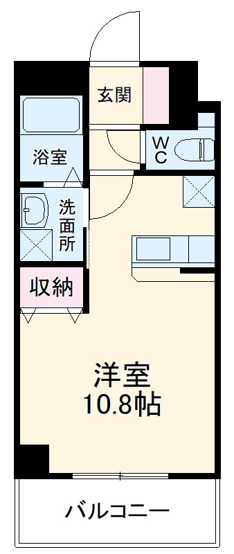 ブルックス ソレイユの間取り