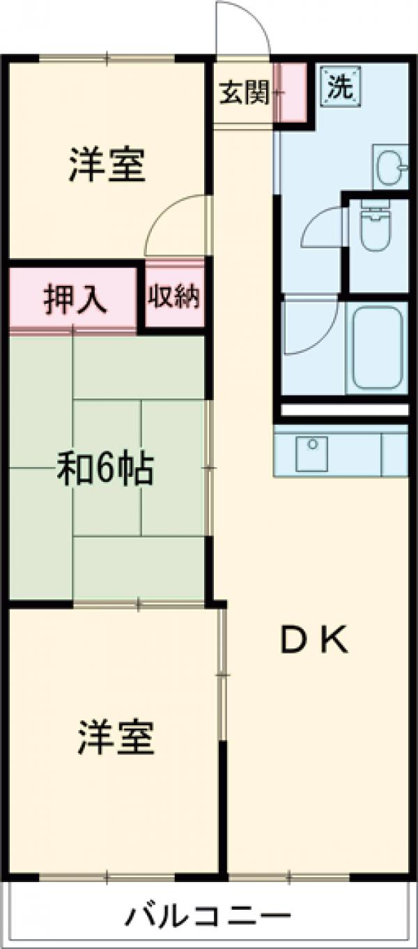 セントラルハイツの間取り